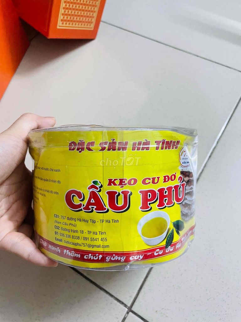 Kẹo cu đơ Cầu Phủ Hà Tĩnh Chè xanh gừng. Mua bán Đồ ăn, thực phẩm và các loại khác tại Thành phố Thủ Đức Tp Hồ Chí Minh được đăng bởi Shop quà tặng hình 1