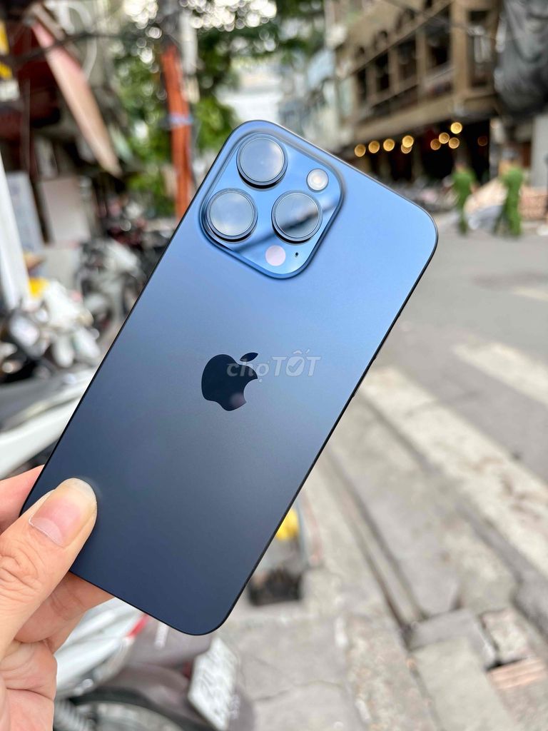 Apple iPhone 15 Pro Max 256GB Xanh Sạc 95L 10/2026. Mua bán Điện thoại tại Quận Đống Đa Hà Nội được đăng bởi Quý Hoàng hình 1