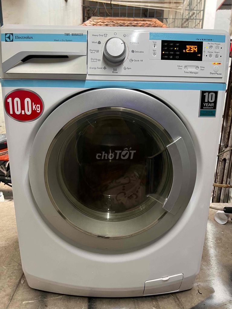 máy giặt Electrolux 10kg invecter