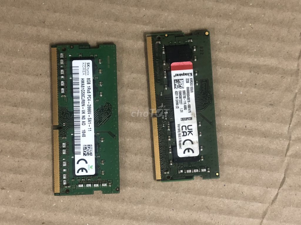Bán 2 Cây Ram DDR 4 Dành cho Laptop  16 GB /2 cây. Mua bán Linh kiện (RAM, Card...) tại Thành phố Thủ Đức Tp Hồ Chí Minh được đăng bởi KennyK hình 1