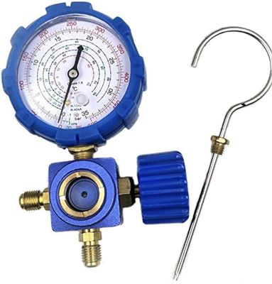 Đồng hồ đo áp suất thấp R134 R410a R22 R404a (Xanh