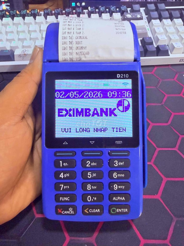 Máy POS PAX D210. Mua bán Đồ dùng văn phòng tại Thị xã Tân Uyên Bình Dương được đăng bởi Tấn giỏi hình 1