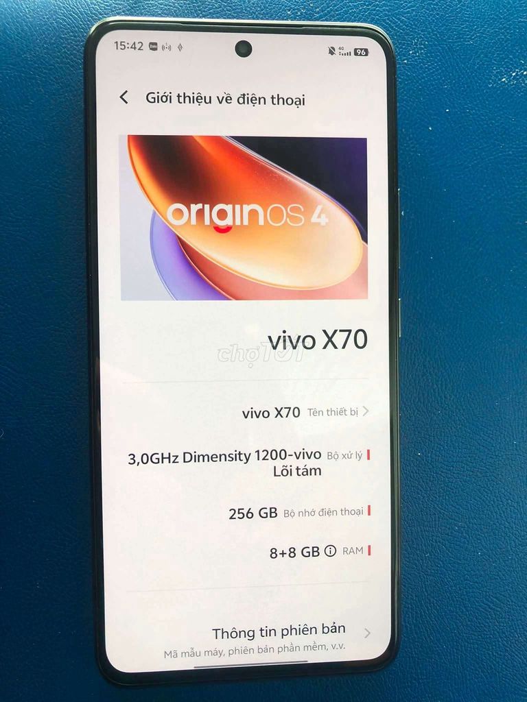 Vivo X70 256GB 8+8GB Like New. Mua bán Điện thoại tại Huyện Hòa Bình Bạc Liêu được đăng bởi saudom hình 1