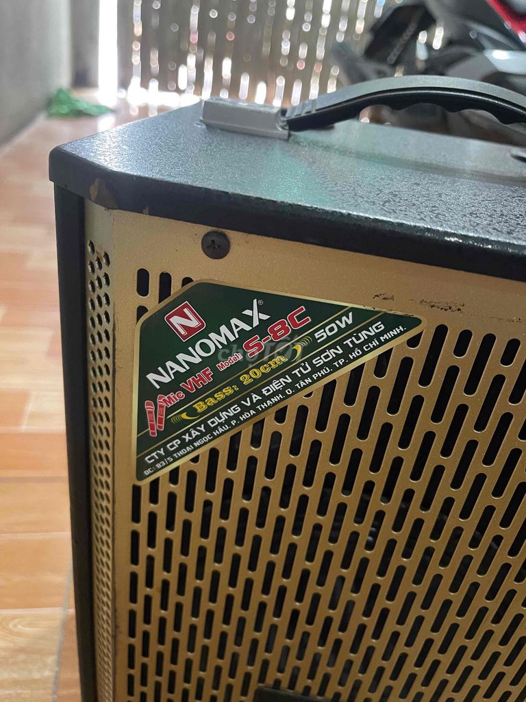 Loa kéo Nanomax S-8C bass 20cm 50W. Mua bán Tivi, Âm thanh tại Thành phố Biên Hòa Đồng Nai được đăng bởi Cat Luong hình 1