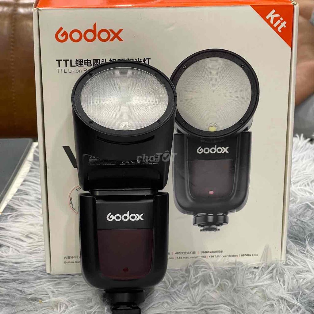 Đèn flash Godox V1S Sony Đen fullbox 99%. Mua bán Máy ảnh, Máy quay tại Quận 5 Tp Hồ Chí Minh được đăng bởi Phan Thế Phong  hình 1