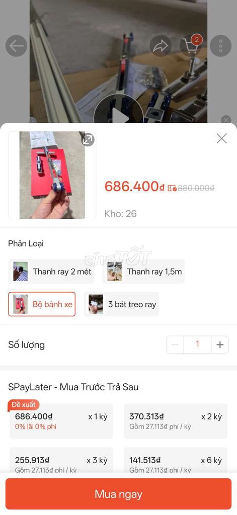 Bánh xe treo giảm chấn.Chưa sử dụng mới 💯. Mua bán Nội thất, đồ gia dụng khác tại Thị xã Bình Minh Vĩnh Long được đăng bởi Nguyễn Hiền  hình 1