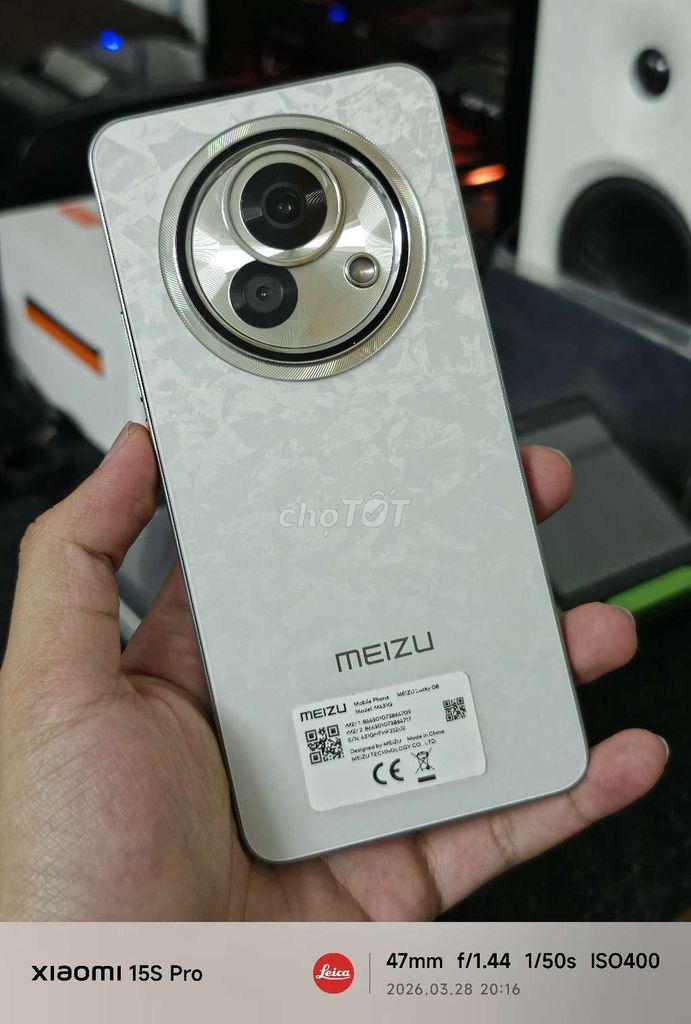 Meizu Lucky 08 12/256GB Trắng Fullbox. Mua bán Điện thoại tại Quận Ninh Kiều Cần Thơ được đăng bởi Zelda Phone hình 1