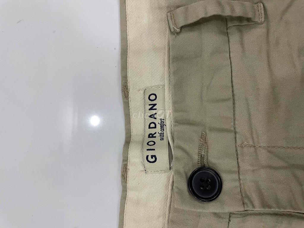 Quần kaki Giordano chính hãng size 31