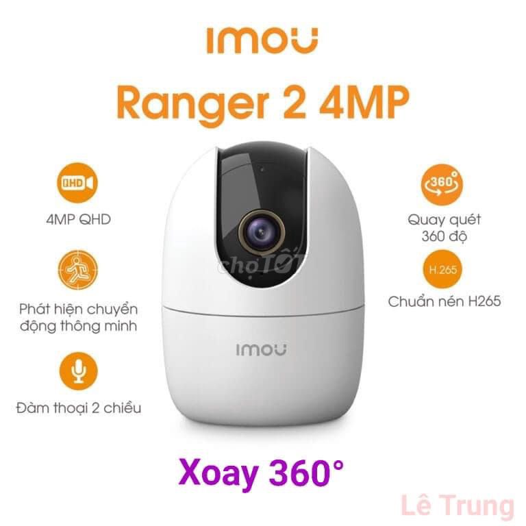 Camera Imou Ranger 2 4MP Trắng. Mua bán Máy ảnh, Máy quay tại Quận Hải Châu Đà Nẵng được đăng bởi Quảng Đà Computer hình 1