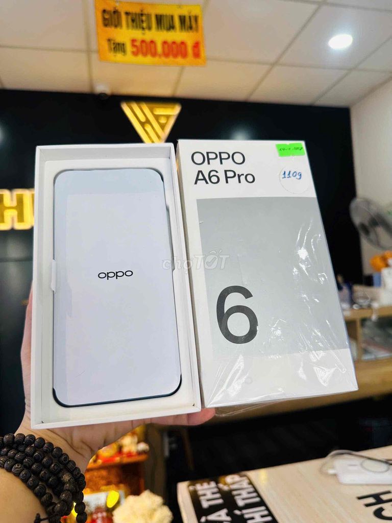 Oppo A6 Pro 128GB xanh đẹp như mới. Mua bán Điện thoại tại Thành phố Bến Tre Bến Tre được đăng bởi HươngGiangmobile hình 1