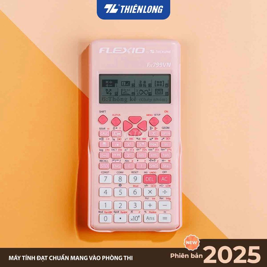 Máy tính Thiên Long Flexio Fx-799VN Hồng. Mua bán Đồ dùng văn phòng tại Thành phố Việt Trì Phú Thọ được đăng bởi ccccc hình 1