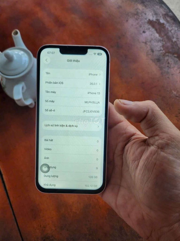 Apple iPhone 13 128GB Hồng. Mua bán Điện thoại tại Huyện Mỏ Cày Bắc Bến Tre được đăng bởi Nguyễn hoàng thiện  hình 1