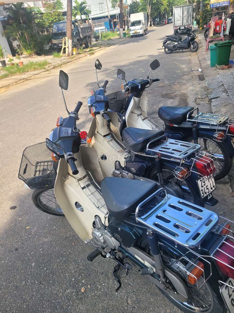 Мопед Honda Custom 50, бело-синий