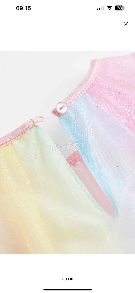 Váy Chữ A Vải Tuyn Xoè rũ