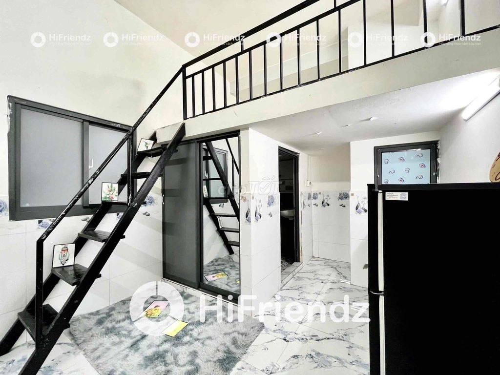 PHÒNG GÁC CAO FULL NỘI THẤT NGAY HƯƠNG LỘ 2