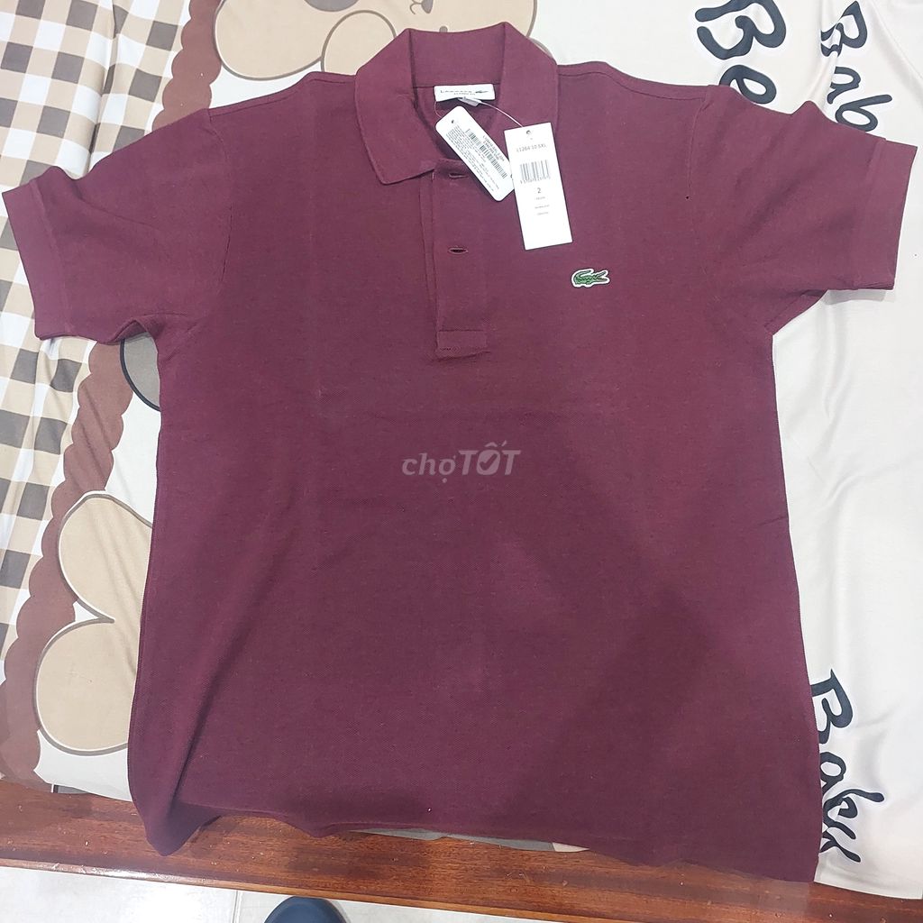 Áo thun cá sấu Lacoste chính hãng size nhỏ SXL