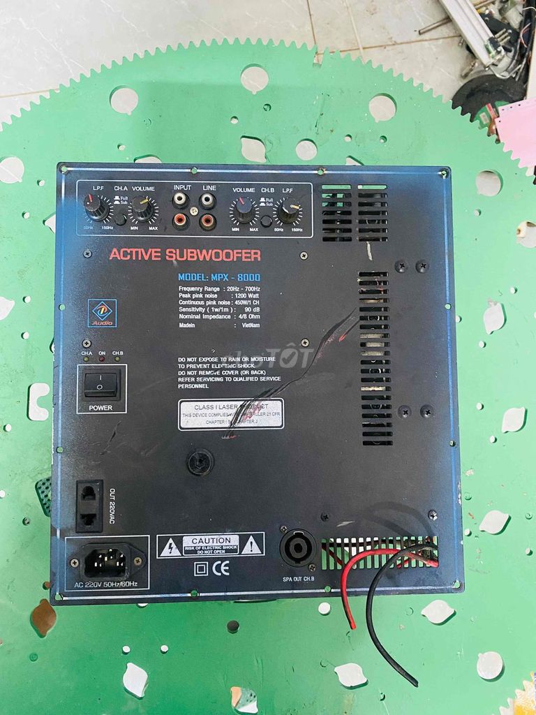 Mạch loa Subwoofer MPX-8000. Mua bán Tivi, Âm thanh tại Quận Bình Tân Tp Hồ Chí Minh được đăng bởi Chức Sơn  hình 1