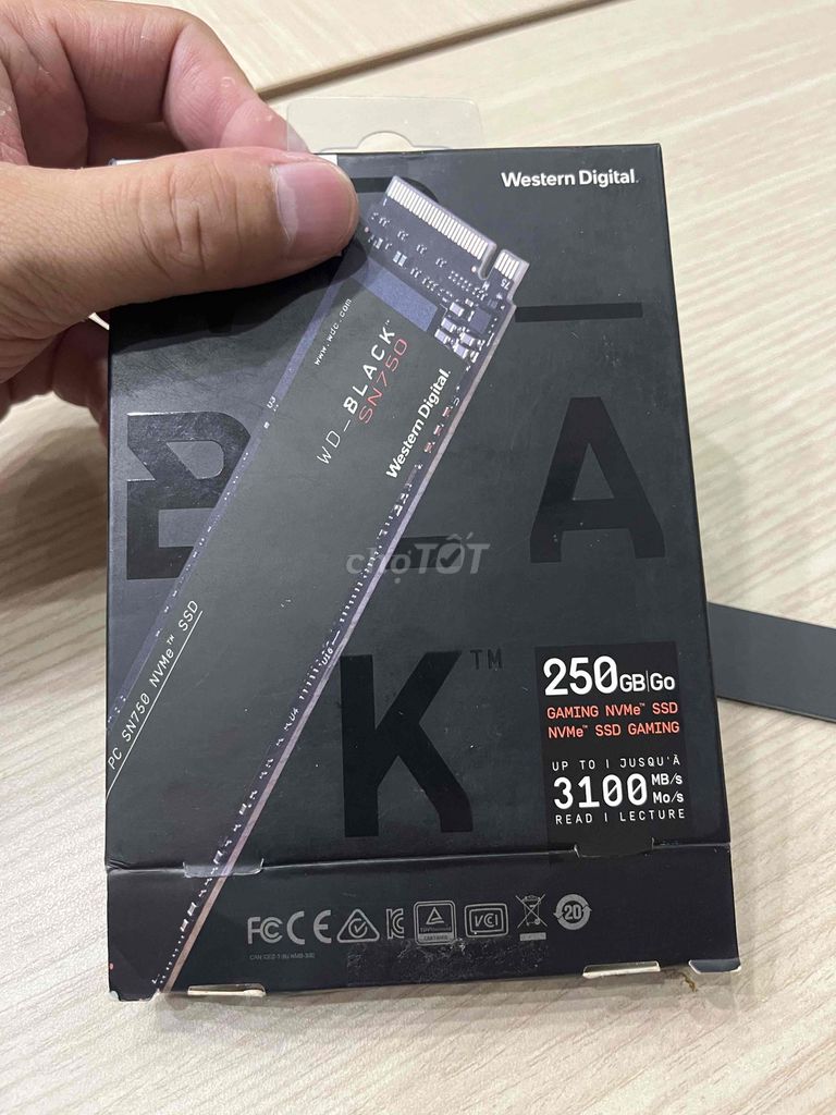 Ổ cứng SSD Western Digital WD Black SN750. Mua bán Linh kiện (RAM, Card...) tại Quận Ninh Kiều Cần Thơ được đăng bởi khang hình 1