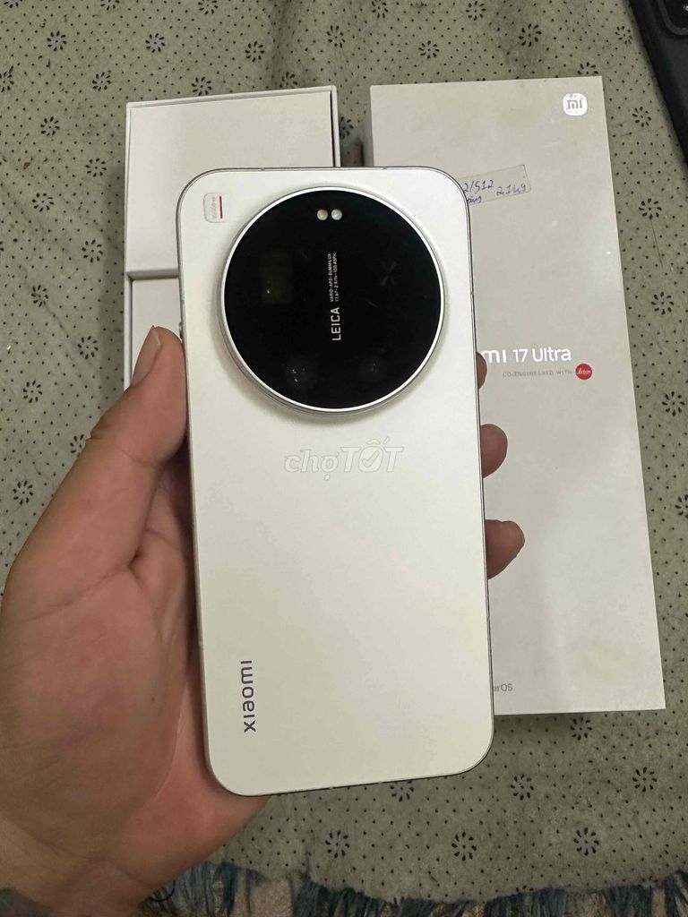 Xiaomi 17 Ultra 12/512gb fullbox. Mua bán Điện thoại tại Quận Tân Bình Tp Hồ Chí Minh được đăng bởi Nguyễn Thắng Mobile hình 1