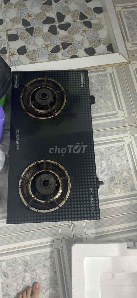 Bếp ga đôi Sunhouse Đen. Mua bán Bếp, lò, đồ điện nhà bếp tại Thành phố Thủ Đức Tp Hồ Chí Minh được đăng bởi Lê Thị hiền hình 1
