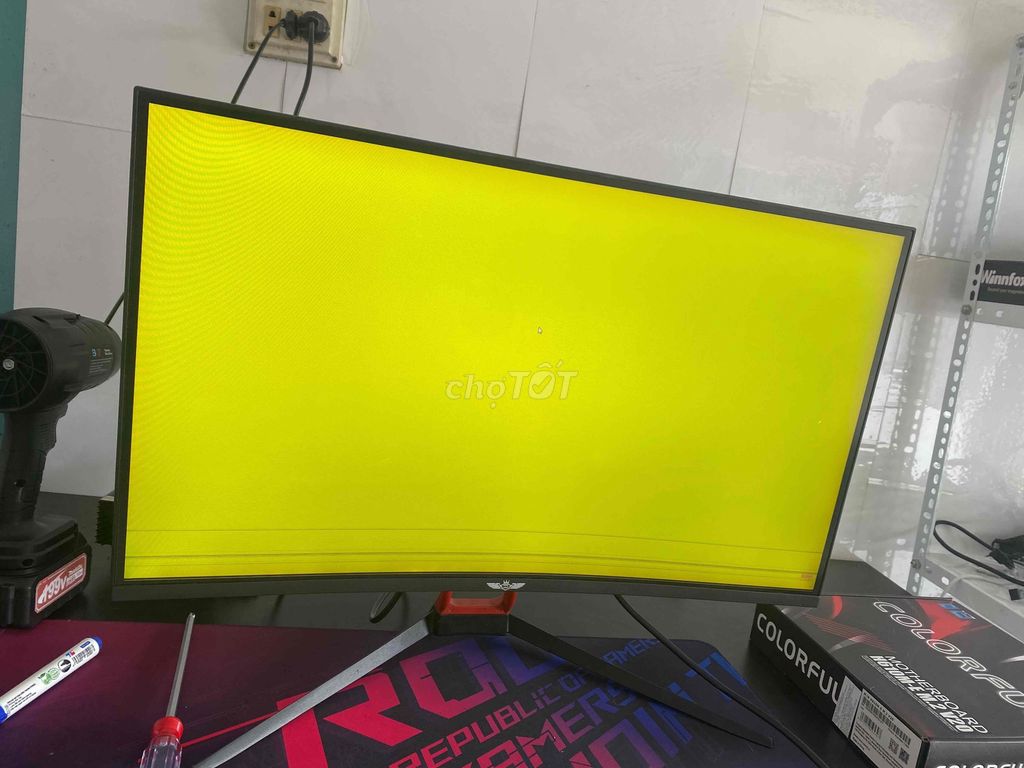 Màn hình Kinglight 27 inch Bị sọc. Mua bán Phụ kiện (Màn hình, Chuột...) tại Huyện Định Quán Đồng Nai được đăng bởi HC Computer hình 1