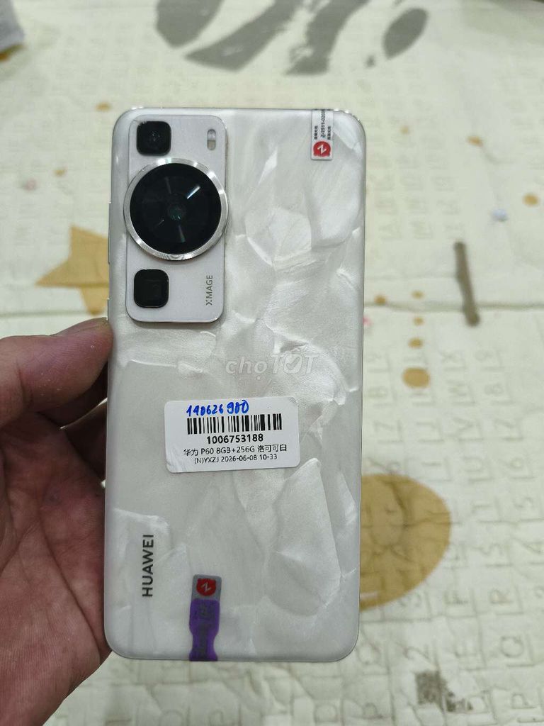 Huawei P60 256GB Trắng HarmonyOS. Mua bán Điện thoại tại Quận Hoàng Mai Hà Nội được đăng bởi Nguyennoi hình 1