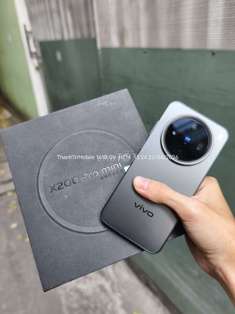 Vivo X200 Pro Mini Đen 16/512 fullbox nội địa. Mua bán Điện thoại tại Quận Gò Vấp Tp Hồ Chí Minh được đăng bởi Thanh Tri hình 1