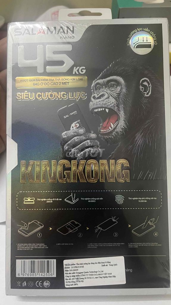 VHOT 15/7 SALAMAN Kingkong Glass IP 13-16. Mua bán Phụ kiện (Màn hình, Chuột...) tại Quận Bình Tân Tp Hồ Chí Minh được đăng bởi HONEST FIX VALUE hình 1