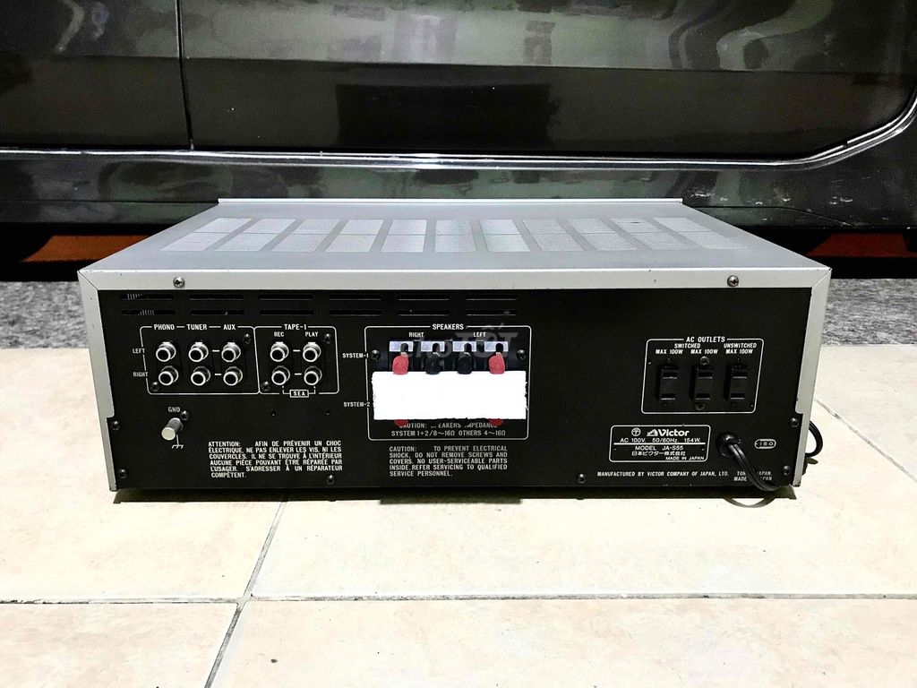 Amply Victor JA-S55 155w ( H/Mạng Về Đẹp Keng ). Mua bán Tivi, Âm thanh tại Quận Bình Tân Tp Hồ Chí Minh được đăng bởi BI Âm Thanh Bãi hình 5