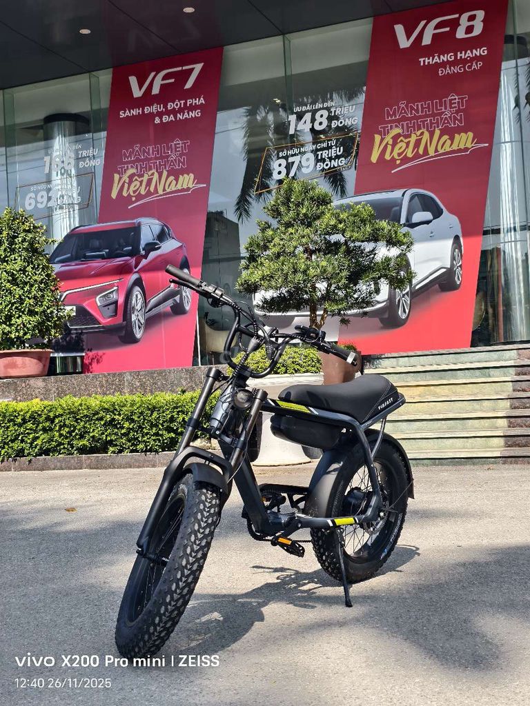 Xe đạp điện VinFast DrgnFly Xám vàng. Mua bán Xe điện tại Quận Hà Đông Hà Nội được đăng bởi Tùng hình 2