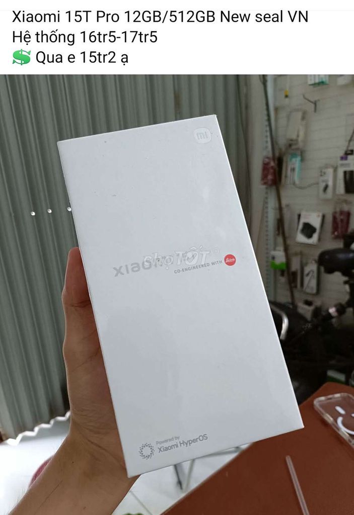 Xiaomi 15T Pro 12/ 512GB Mới new seal VN . Mua bán Điện thoại tại Quận Thanh Khê Đà Nẵng được đăng bởi TT PHONE hình 1