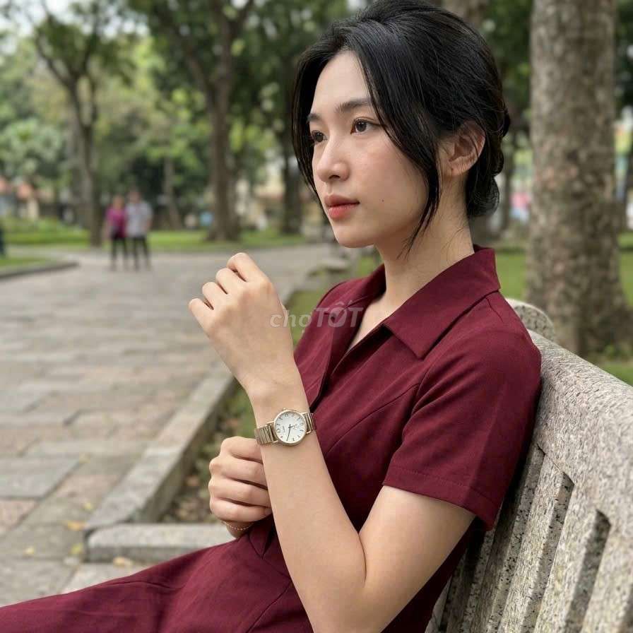 Đồng hồ Plaisir Nữ -dây kim loại. Mua bán Đồng hồ tại Thành phố Thuận An Bình Dương được đăng bởi BiDu Secondhand  hình 1