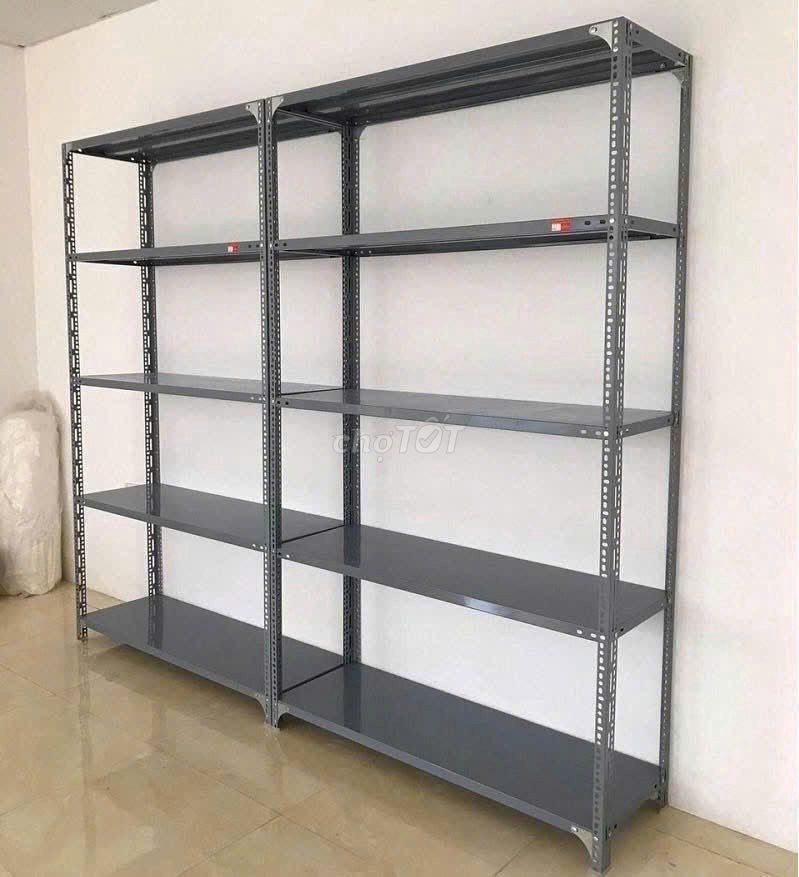 Kệ V lỗ Kim loại Xám 5 tầng 2m 1m 30cm. Mua bán Tủ, kệ gia đình tại Thành phố Dĩ An Bình Dương được đăng bởi Nguyen thi Diem hình 1