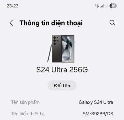 Samsung Galaxy S24 Ultra 256GB Đen Đã qua sử dụng