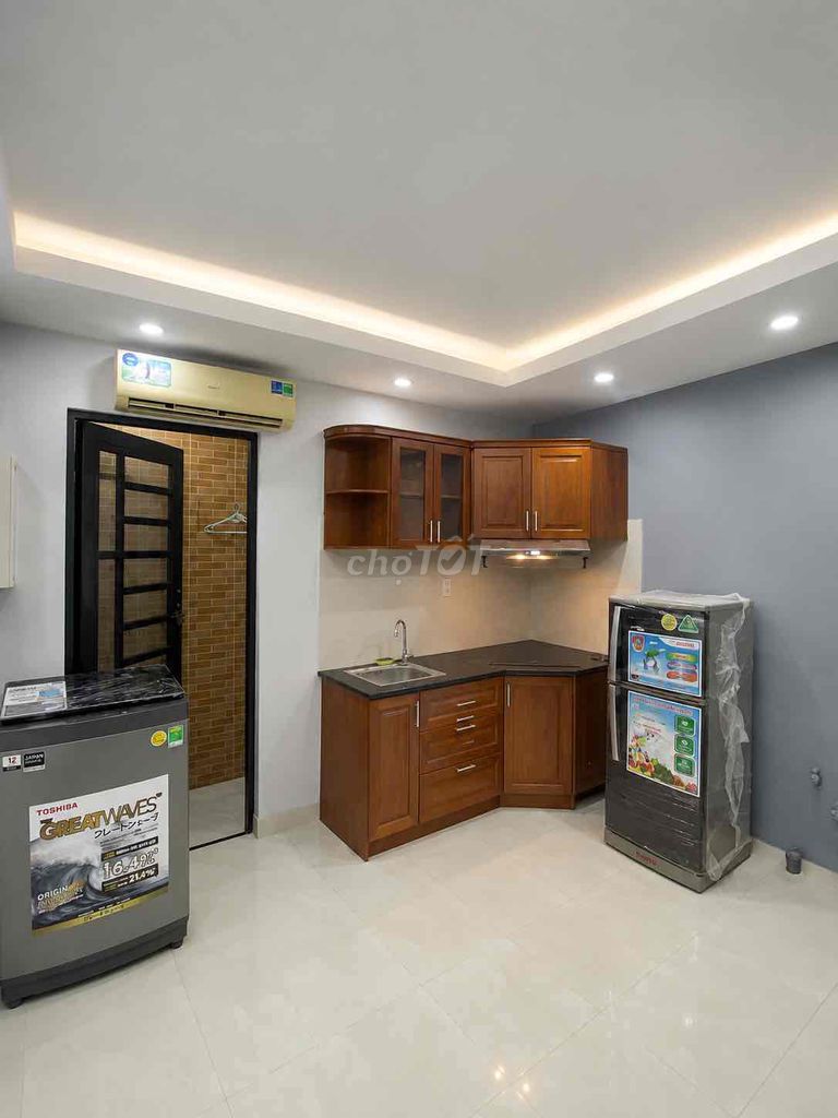 Căn Hộ Studio 1PN  Bancong full nội thất ngay Ngã Tư Hàng xanh - ảnh 3
