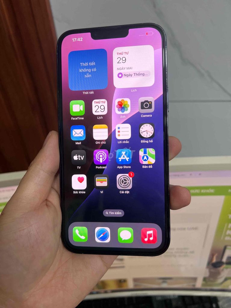 iPhone 13 Pro Max 128GB zin all xanh 99%. Mua bán Điện thoại tại Quận Lê Chân Hải Phòng được đăng bởi hoang anh hình 1
