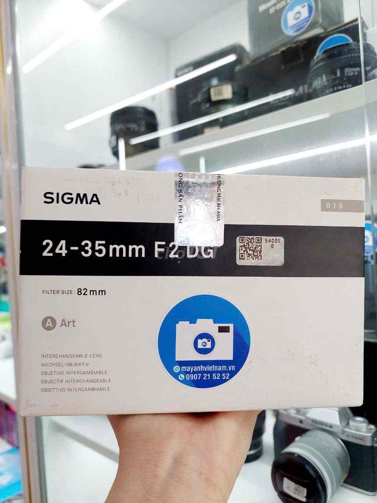 Ống kính Sigma 24-35mm F2 DG Art Canon mới. Mua bán Máy ảnh, Máy quay tại Quận Ninh Kiều Cần Thơ được đăng bởi Mạnh Quỳnh hình 1