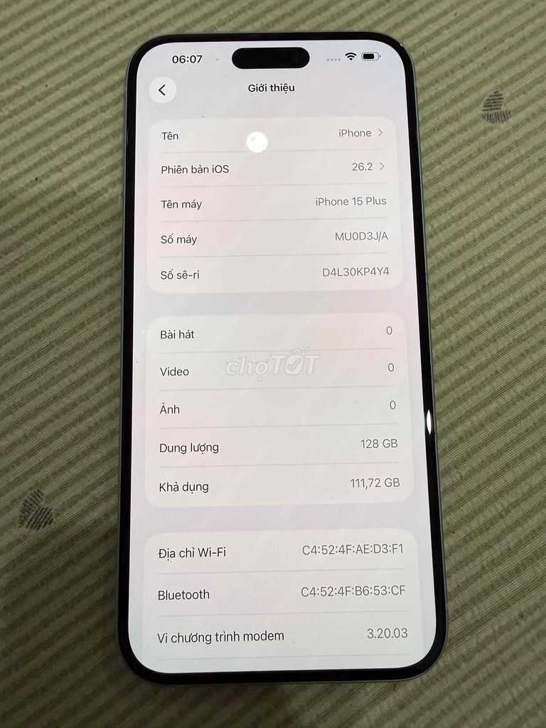 iPhone 15 Plus 128GB Bạc. Mua bán Điện thoại tại Quận Hà Đông Hà Nội được đăng bởi Vũ phạm hình 1