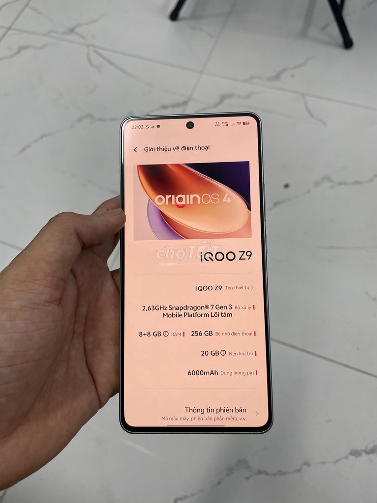 Cần Bán Vivo iQOO Z9 Đen 8GB/256GB. Mua bán Điện thoại tại Huyện Ninh Hải Ninh Thuận được đăng bởi Phương hình 1