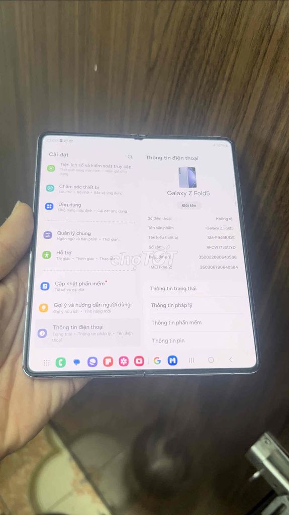 Samsung Galaxy Z Fold5 256GB Xanh dương