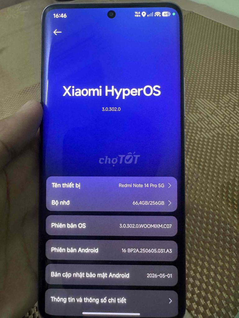 Xiaomi Redmi Note 14 Pro 5G 6GB/256GB Trắng. Mua bán Điện thoại tại Thành phố Hạ Long Quảng Ninh được đăng bởi Hoan Cubeen hình 1