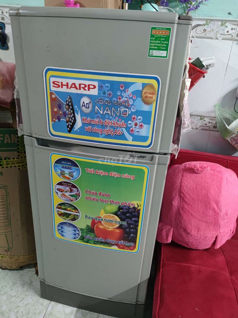 Tủ lạnh Sharp Xám. Mua bán Tủ lạnh tại Thành phố Bến Tre Bến Tre được đăng bởi Hiếu hình 1