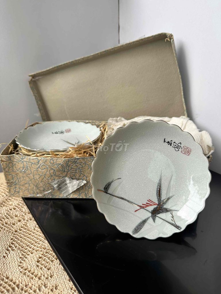 Dĩa bánh Gốm sứ Nhật Bản 13.4 cm. Mua bán Dụng cụ nhà bếp tại Thành phố Biên Hòa Đồng Nai được đăng bởi đặng quang tuyến hình 1