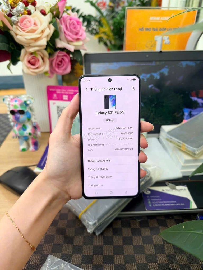 Samsung Galaxy S21 FE 5G 128GB Đen. Mua bán Điện thoại tại Quận 1 Tp Hồ Chí Minh được đăng bởi Minh phương hình 1
