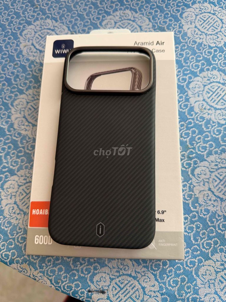 Ốp lưng WIWU Aramid Air Case Đen. Mua bán Phụ kiện (Màn hình, Chuột...) tại Huyện Giồng Trôm Bến Tre được đăng bởi Minh Kha hình 1