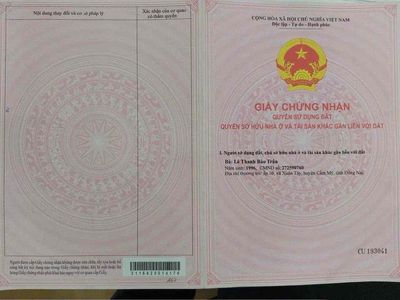 bán đất khu dân dư Ngân Thuận , Cần Thơ. Mua bán đất tại Quận Bình Thuỷ Cần Thơ được đăng bởi Nguyen thanh tru