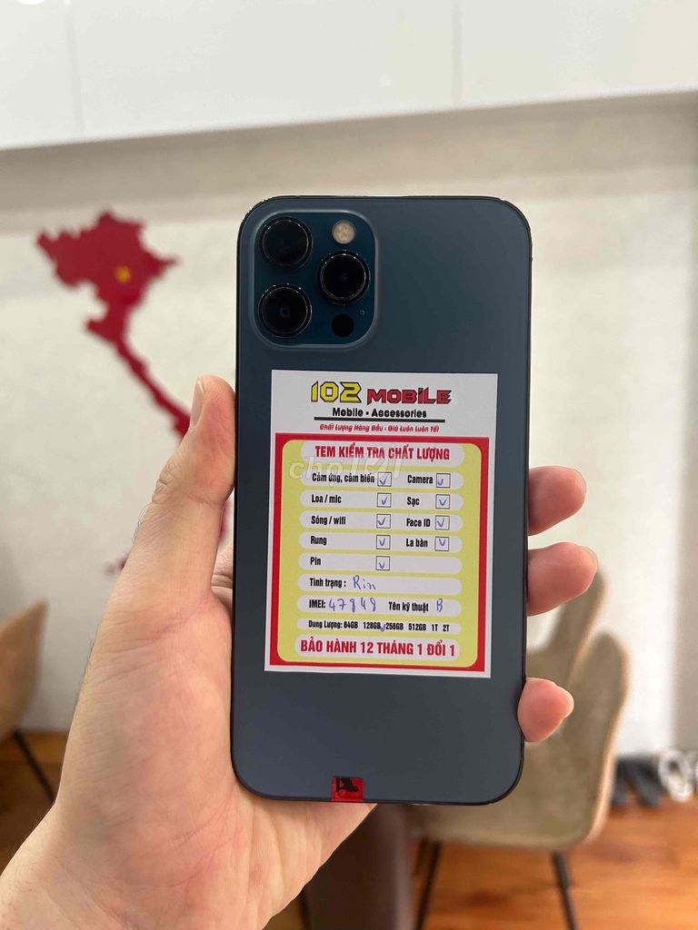 iPhone 12 Pro Max 128GB Xanh máy đẹp keng zin. Mua bán Điện thoại tại Thành phố Buôn Ma Thuột Đắk Lắk được đăng bởi Nguyễn Hoàng hình 1
