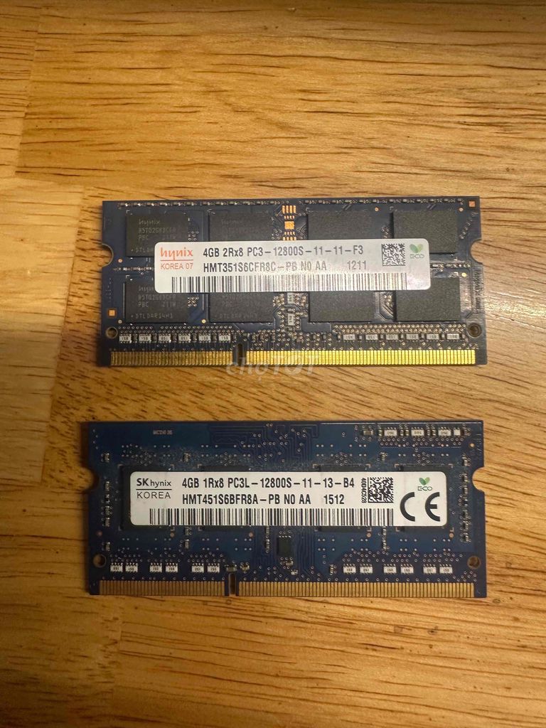 RAM Laptop SK Hynix 4GB DDR3 PC3-12800S. Mua bán Linh kiện (RAM, Card...) tại Huyện Đức Trọng Lâm Đồng được đăng bởi 27TN Đức Trọng hình 1
