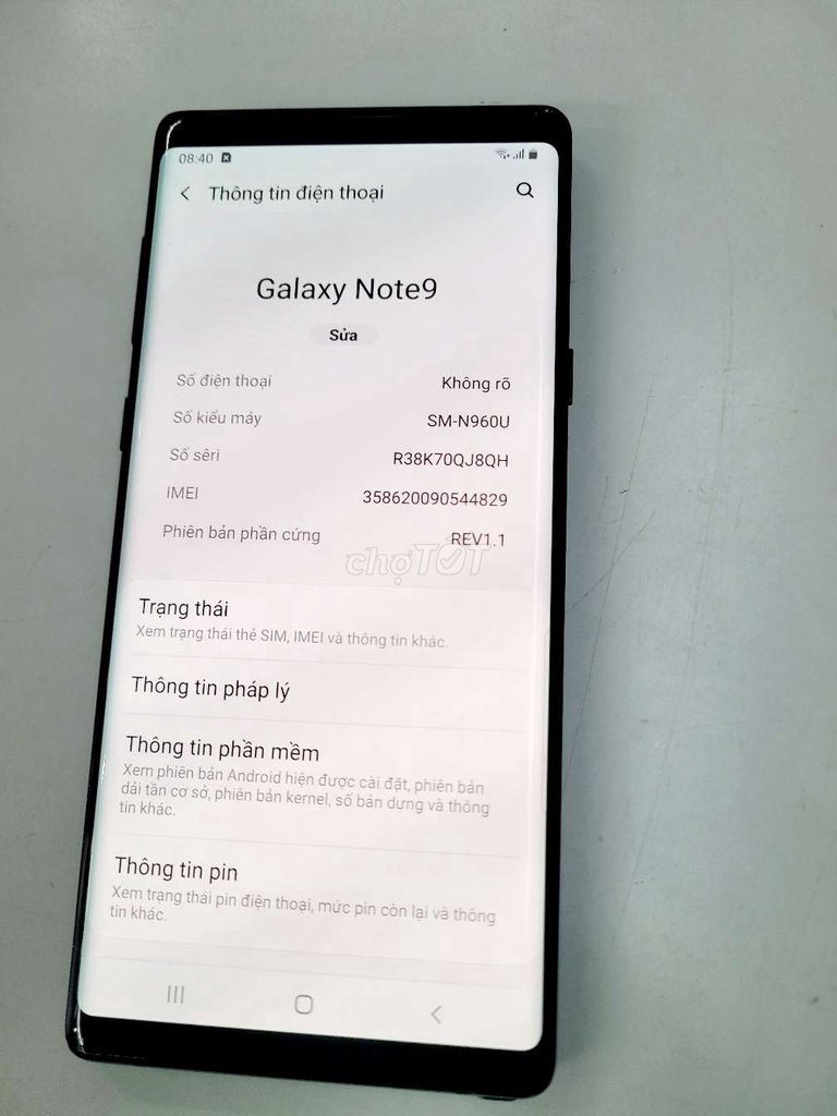 Samsung Note 9 Bản Mỹ một sim đẹp. Mua bán Điện thoại tại Quận Bắc Từ Liêm Hà Nội được đăng bởi Đào Xuân hình 1