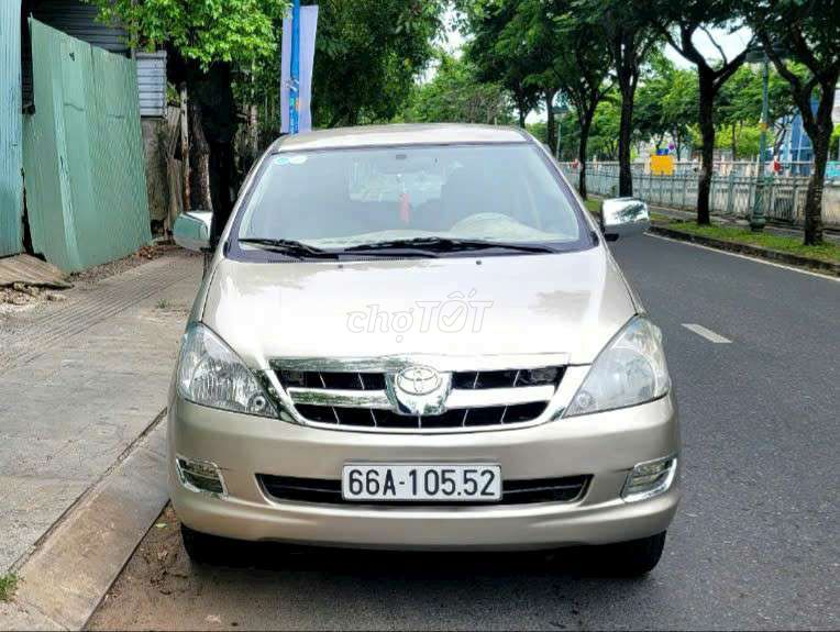 TOYOTA INNOVA G 2007, SỐ SÀN, CHẤT XE DỌN SẠCH SẼ.